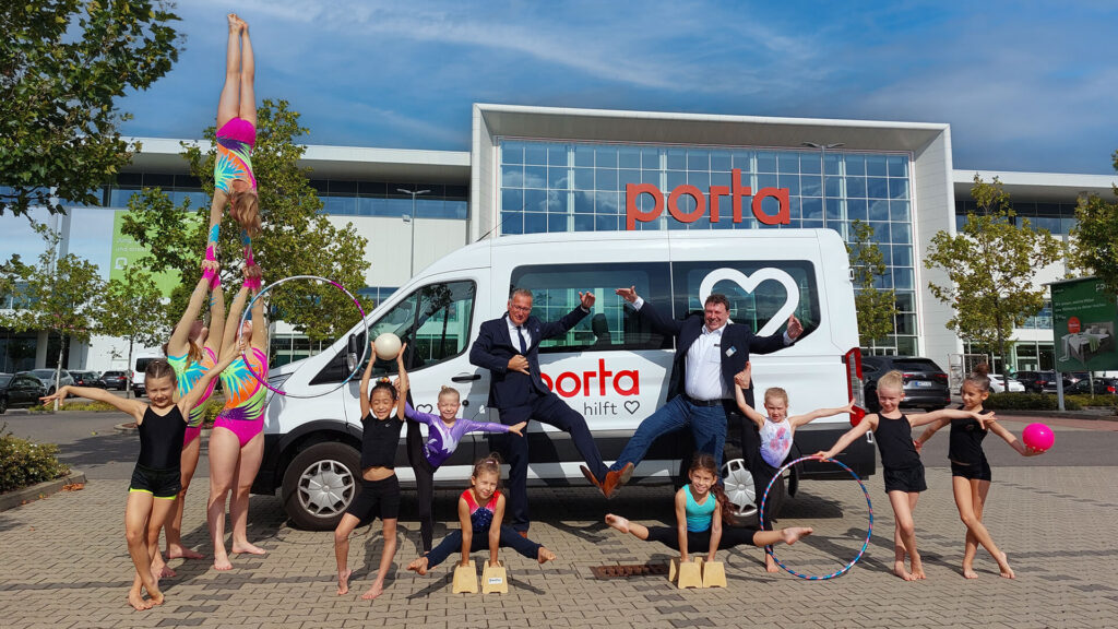 Neuer Vereinsbus durch die Partnerschaft mit porta